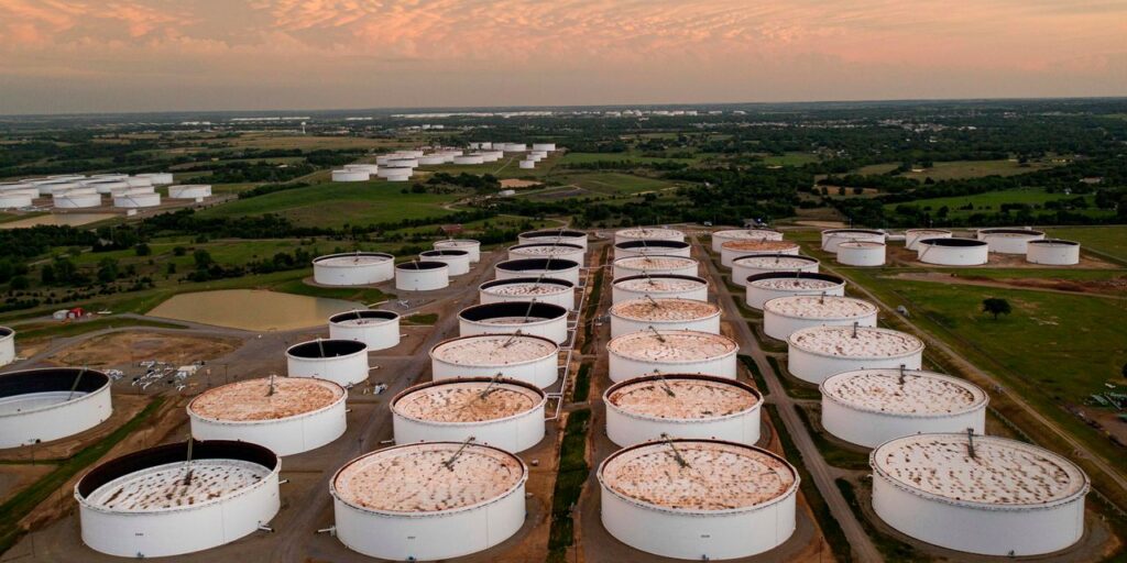 Oil futures top $95 per barrel for the first time in a year