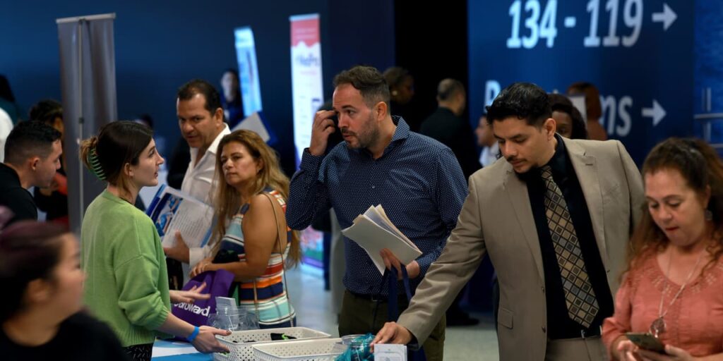 Jobless claims fall under 200,000 to lowest level in 16 months